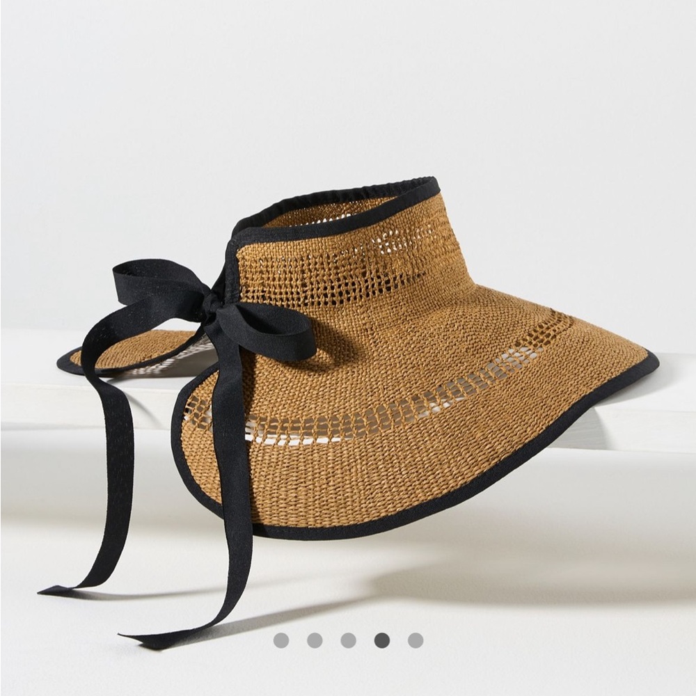 Packable Floppy Straw Visor - image 4